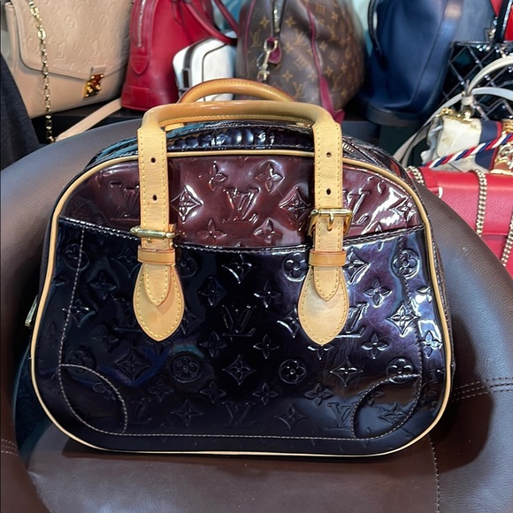 Lv amarante Black and Brown ll Aubergine Handbag - Picture 1 of 1